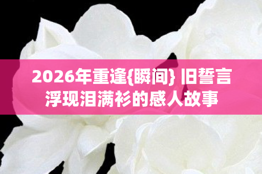 旧誓言浮现泪满衫的感人故事图片