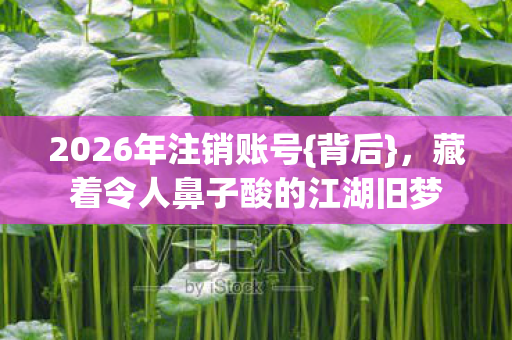 藏着令人鼻子酸的江湖旧梦图片