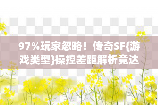 操控差距解析竟达300图片
