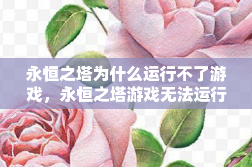 永恒之塔为什么运行不了游戏,永恒之塔游戏无法运行的原因分析 永恒之塔为什么运行不了游戏,永恒之塔游戏无法运行的原因分析