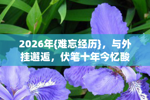伏笔十年今忆酸图片
