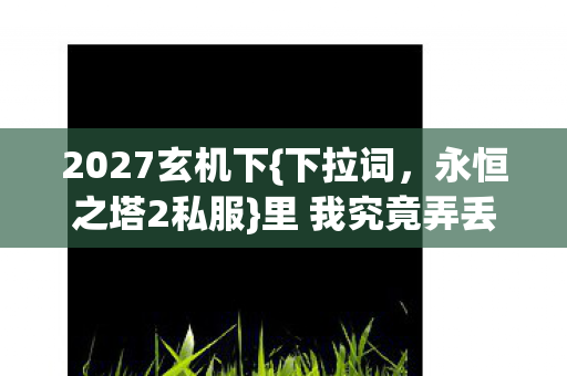 里 我究竟弄丢了啥图片