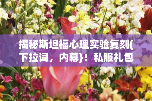 揭秘斯坦福心理实验复刻图片