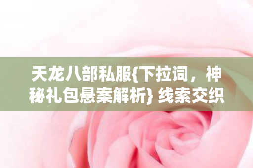 神秘礼包悬案解析图片