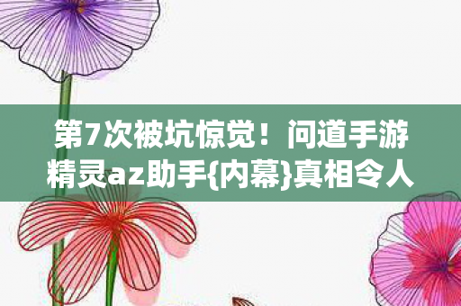 问道手游精灵az助手图片