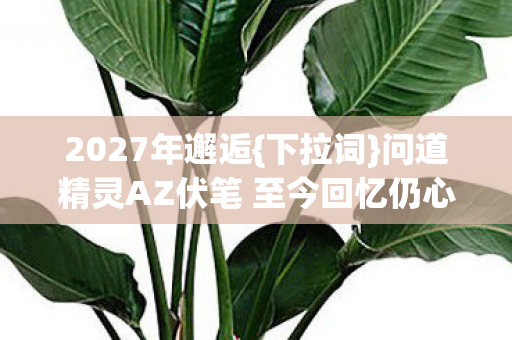 问道精灵AZ伏笔 至今回忆仍心酸图片