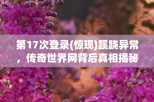 传奇世界网背后真相揭秘图片