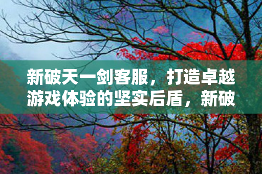 新破天一剑客服,打造卓越游戏体验的坚实后盾,新破天一剑客服,打造卓越游戏体验的坚实后盾 新破天一剑客服,打造卓越游戏体验的坚实后盾,新破天一剑客服,打造卓越游戏体验的坚实后盾
