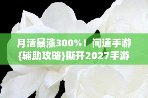 撕开2027手游生态裂缝图片