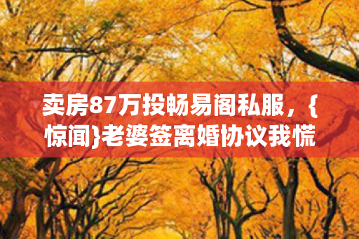 卖房87万投畅易阁私服图片