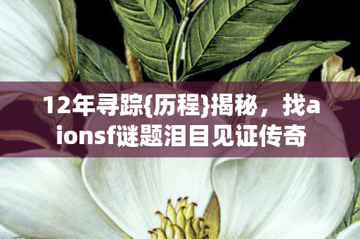 找aionsf谜题泪目见证传奇图片
