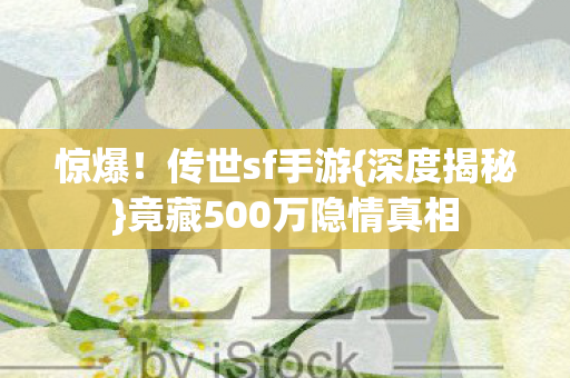 竟藏500万隐情真相图片