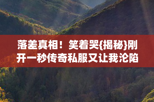 刚开一秒传奇私服又让我沦陷图片
