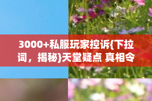 天堂疑点 真相令人咋舌图片