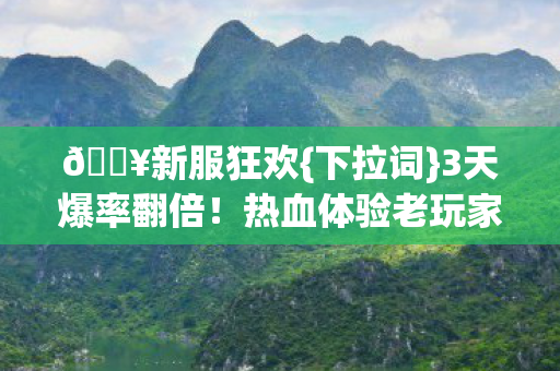 热血体验老玩家都爱图片