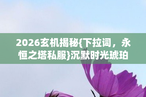 2026玄机揭秘图片