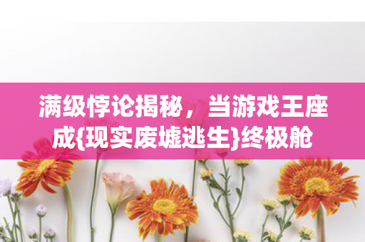 满级悖论揭秘图片