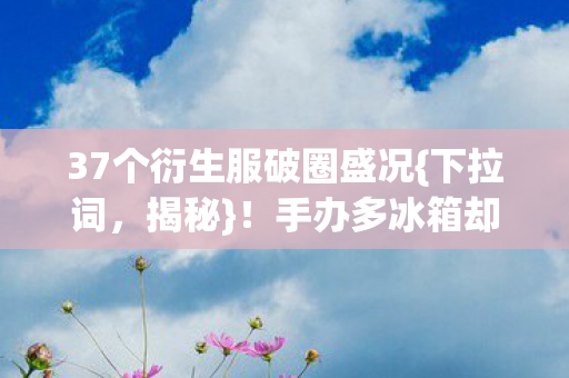 37个衍生服破圈盛况图片