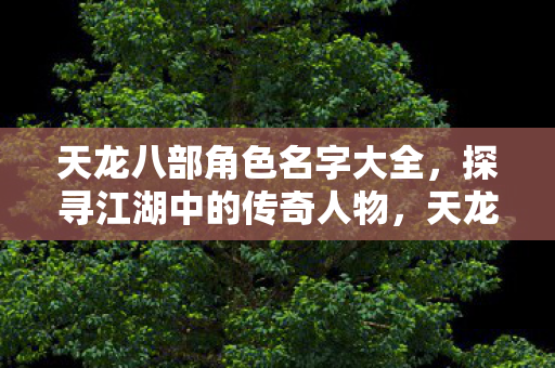 天龙八部角色名字大全,探寻江湖中的传奇人物,天龙八部传奇人物名字全揭秘 天龙八部角色名字大全,探寻江湖中的传奇人物,天龙八部传奇人物名字全揭秘