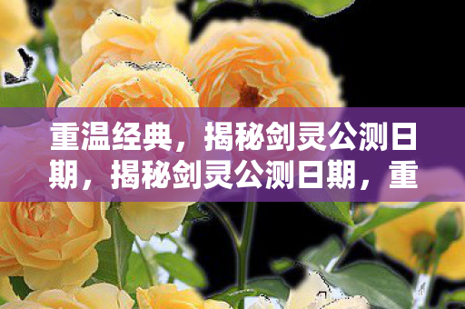 揭秘剑灵公测日期图片