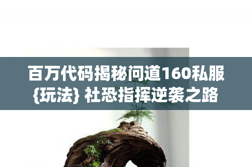百万代码揭秘问道160私服图片