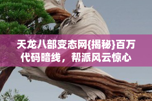 天龙八部变态网{揭秘}百万代码暗线,帮派风云惊心 天龙八部变态网{揭秘}百万代码暗线,帮派风云惊心