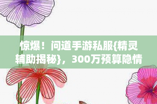 300万预算隐情图片