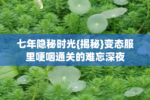 变态服里哽咽通关的难忘深夜图片