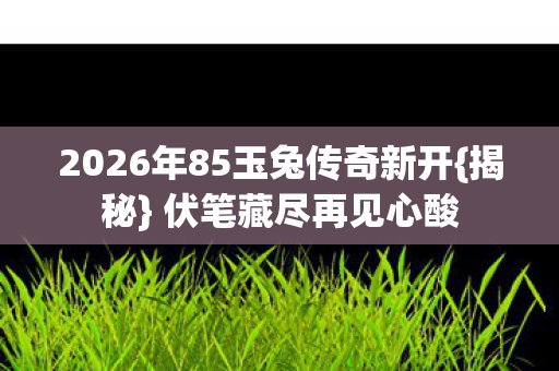 2026年85玉兔传奇新开图片
