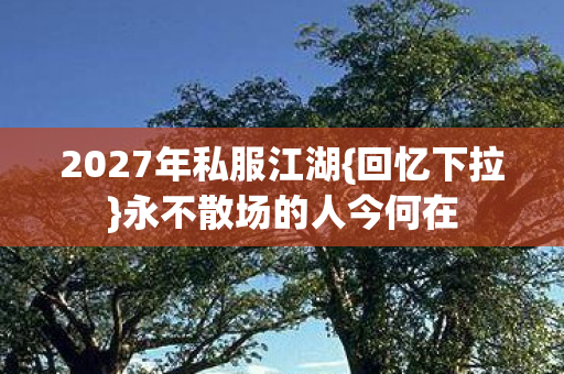 2027年私服江湖图片