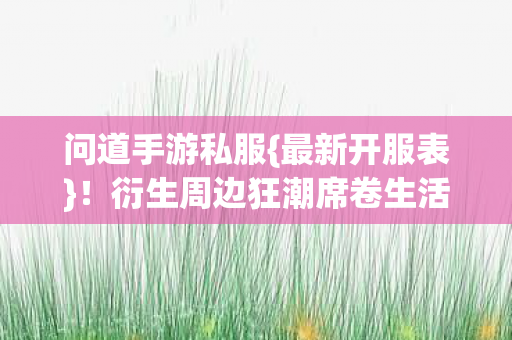 衍生周边狂潮席卷生活图片