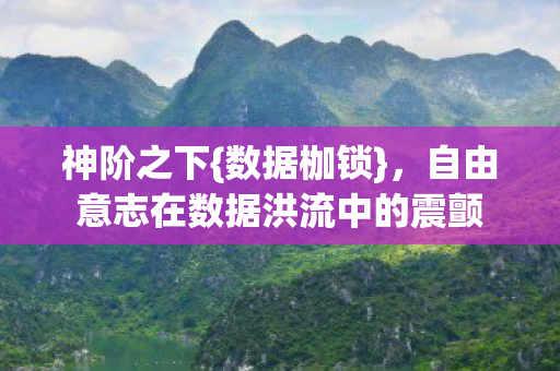 自由意志在数据洪流中的震颤图片
