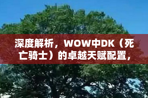 深度解析,WOW中DK(死亡骑士)的卓越天赋配置,WOW中DK卓越天赋配置深度解析 深度解析,WOW中DK(死亡骑士)的卓越天赋配置,WOW中DK卓越天赋配置深度解析