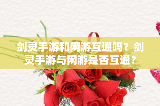 剑灵手游和网游互通吗?剑灵手游与网游是否互通? 剑灵手游和网游互通吗?剑灵手游与网游是否互通?