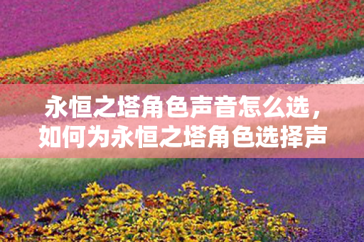 永恒之塔角色声音怎么选,如何为永恒之塔角色选择声音 永恒之塔角色声音怎么选,如何为永恒之塔角色选择声音