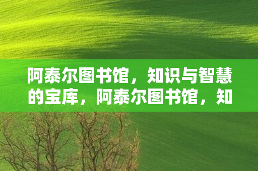 阿泰尔图书馆,知识与智慧的宝库,阿泰尔图书馆,知识与智慧的宝库 阿泰尔图书馆,知识与智慧的宝库,阿泰尔图书馆,知识与智慧的宝库