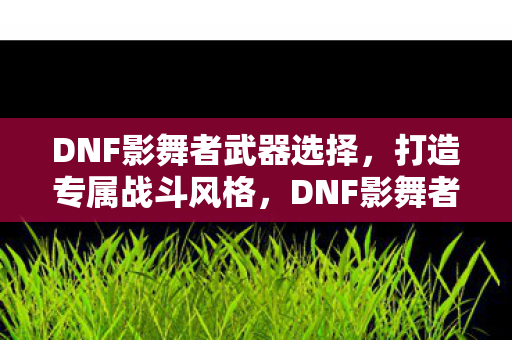 DNF影舞者武器选择,打造专属战斗风格,DNF影舞者,打造专属战斗风格,精选武器是关键 DNF影舞者武器选择,打造专属战斗风格,DNF影舞者,打造专属战斗风格,精选武器是关键
