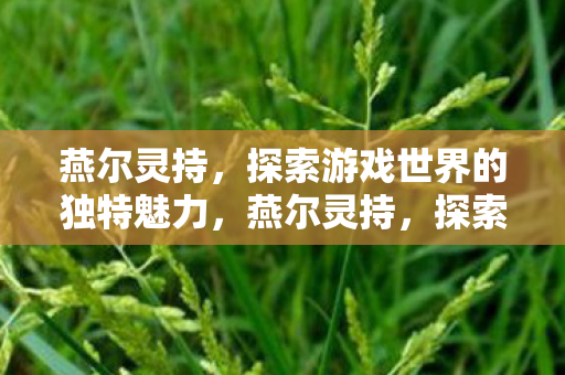 燕尔灵持,探索游戏世界的独特魅力,燕尔灵持,探索游戏世界的独特魅力 燕尔灵持,探索游戏世界的独特魅力,燕尔灵持,探索游戏世界的独特魅力