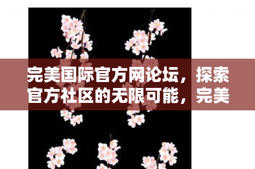 完美国际官方网论坛,探索官方社区的无限可能,完美国际官方网论坛,探索无限可能的官方社区 完美国际官方网论坛,探索官方社区的无限可能,完美国际官方网论坛,探索无限可能的官方社区