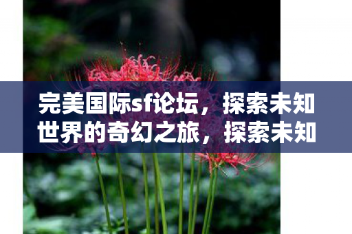完美国际sf论坛,探索未知世界的奇幻之旅,探索未知世界的奇幻之旅,完美国际sf论坛 完美国际sf论坛,探索未知世界的奇幻之旅,探索未知世界的奇幻之旅,完美国际sf论坛