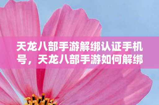 天龙八部手游解绑认证手机号,天龙八部手游如何解绑认证手机号? 天龙八部手游解绑认证手机号,天龙八部手游如何解绑认证手机号?