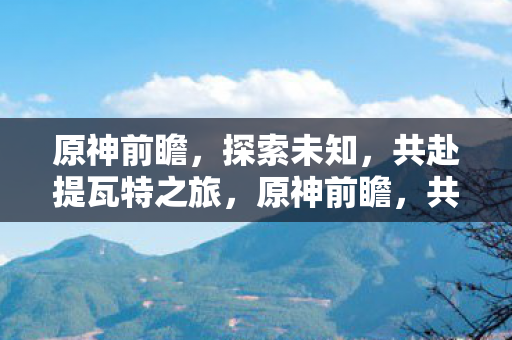 原神前瞻,探索未知,共赴提瓦特之旅,原神前瞻,共赴提瓦特之旅,探索未知之旅 原神前瞻,探索未知,共赴提瓦特之旅,原神前瞻,共赴提瓦特之旅,探索未知之旅