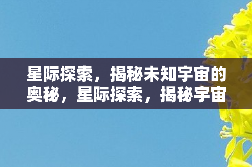 星际探索,揭秘未知宇宙的奥秘,星际探索,揭秘宇宙未知奥秘 星际探索,揭秘未知宇宙的奥秘,星际探索,揭秘宇宙未知奥秘