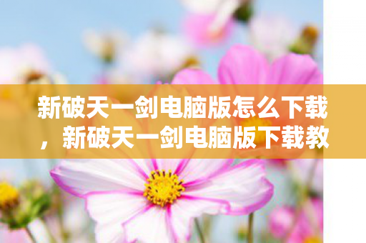 新破天一剑电脑版怎么下载图片