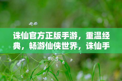 诛仙官方正版手游，重温经典，畅游仙侠世界，诛仙手游，重温经典，畅游仙侠世界