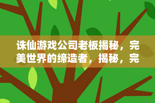 诛仙游戏公司老板揭秘,完美世界的缔造者,揭秘,完美世界缔造者,诛仙游戏公司老板如何打造游戏帝国? 诛仙游戏公司老板揭秘,完美世界的缔造者,揭秘,完美世界缔造者,诛仙游戏公司老板如何打造游戏帝国?