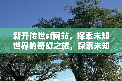 新开传世sf网站,探索未知世界的奇幻之旅,探索未知世界的奇幻之旅,新开传世sf网站 新开传世sf网站,探索未知世界的奇幻之旅,探索未知世界的奇幻之旅,新开传世sf网站