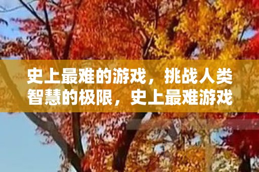 史上最难的游戏,挑战人类智慧的极限,史上最难游戏,挑战人类智慧极限 史上最难的游戏,挑战人类智慧的极限,史上最难游戏,挑战人类智慧极限