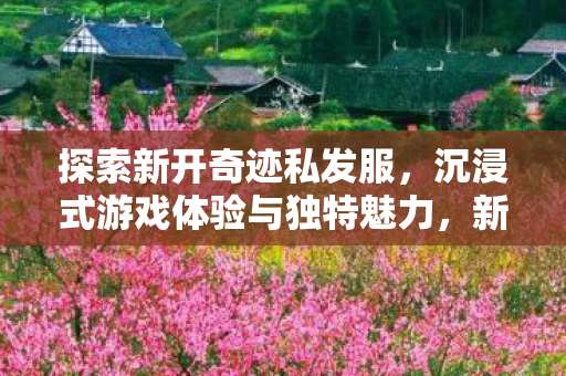 探索新开奇迹私发服,沉浸式游戏体验与独特魅力,新开奇迹私发服,沉浸式游戏与独特魅力探索 探索新开奇迹私发服,沉浸式游戏体验与独特魅力,新开奇迹私发服,沉浸式游戏与独特魅力探索