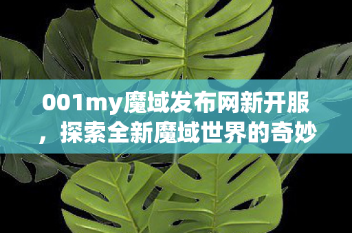 001my魔域发布网新开服图片